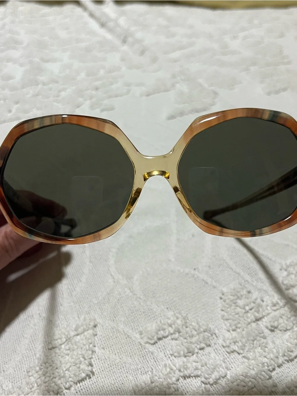American Optical Appeal Hex Tortoise Shell Frame Sunglasses - Brown
